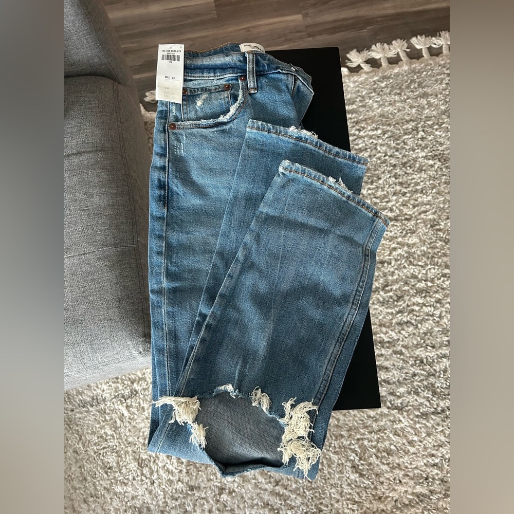 COPY - Abercrombie “The Ankle Straight Ultra High Rise” never worn